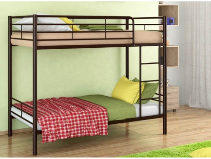Кровать Севилья-3 двухъярусная металлическая, спальные места 190х90 см